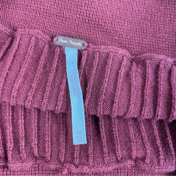 Free People pull on sweater skirt with wrap front medium - Picture 7 of 10